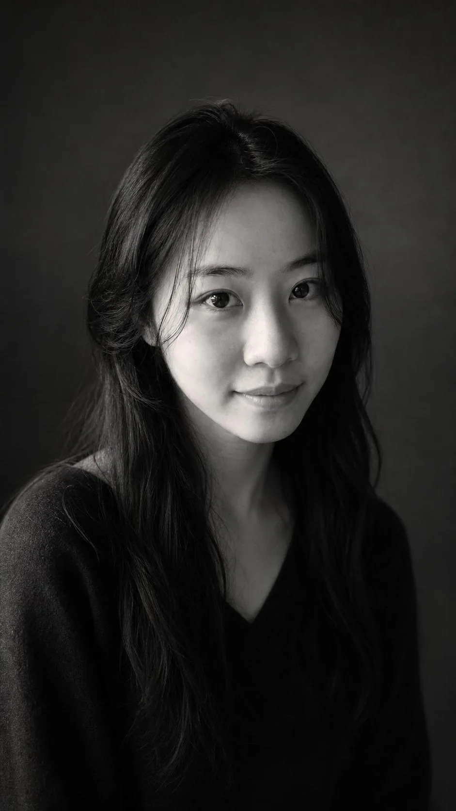 AI black and white portrait style from one selfie