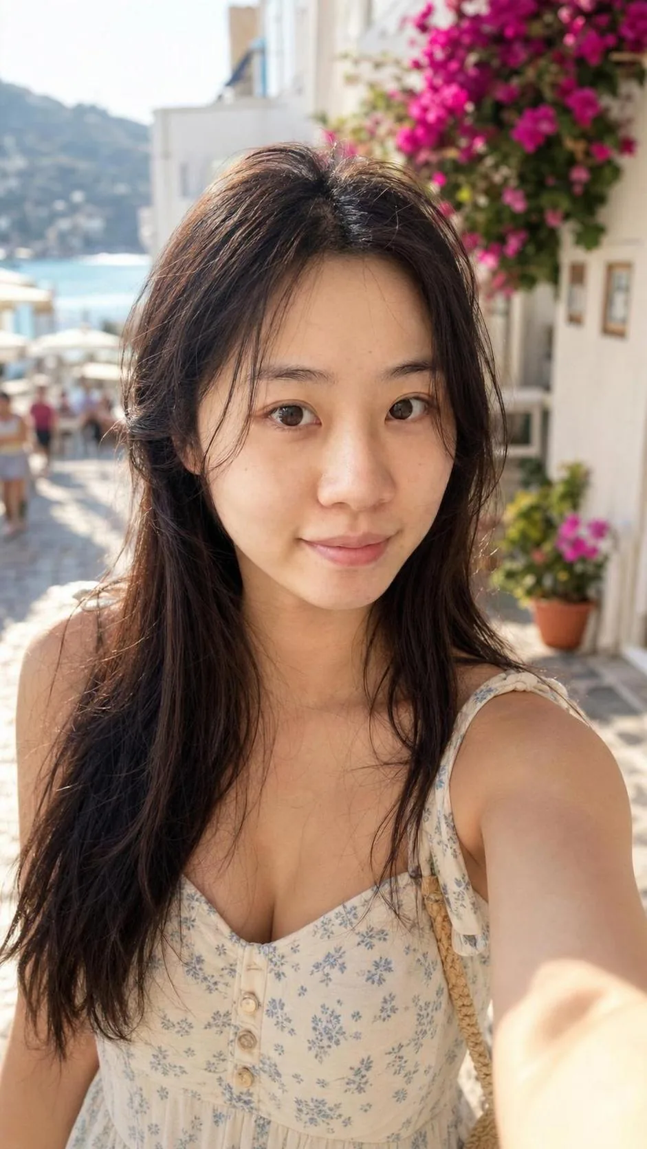 AI travel lifestyle portrait style from one selfie